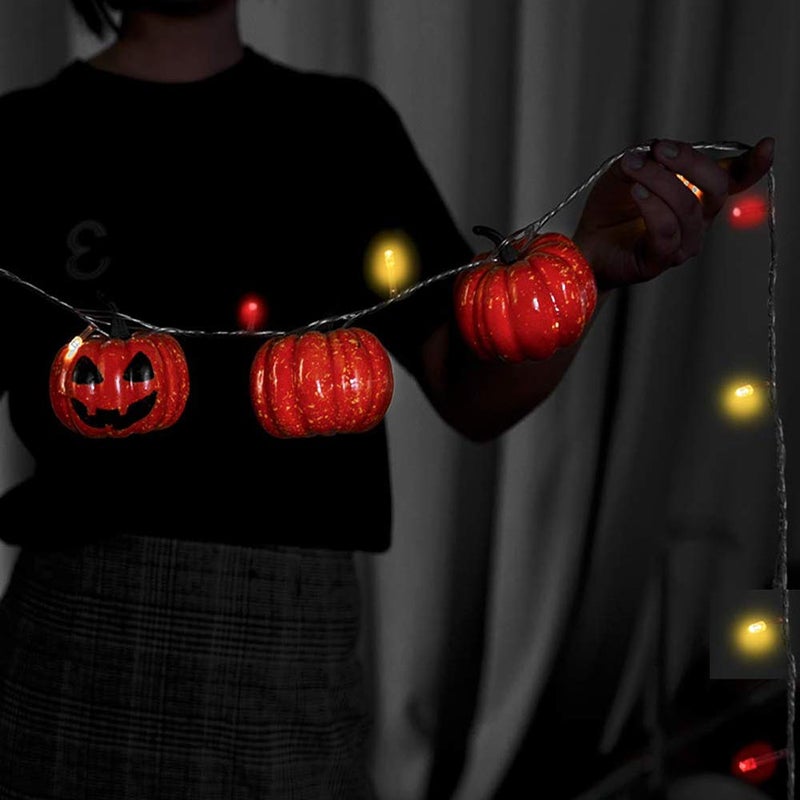 Lainrrew 12 Pcs Mini Artificial Pumpkins, Fall Harvest Simulation Pumpkins Decor Fake Fruit Home Decor for Halloween Thanksgiving Party Decorations (Orange) - Image 4